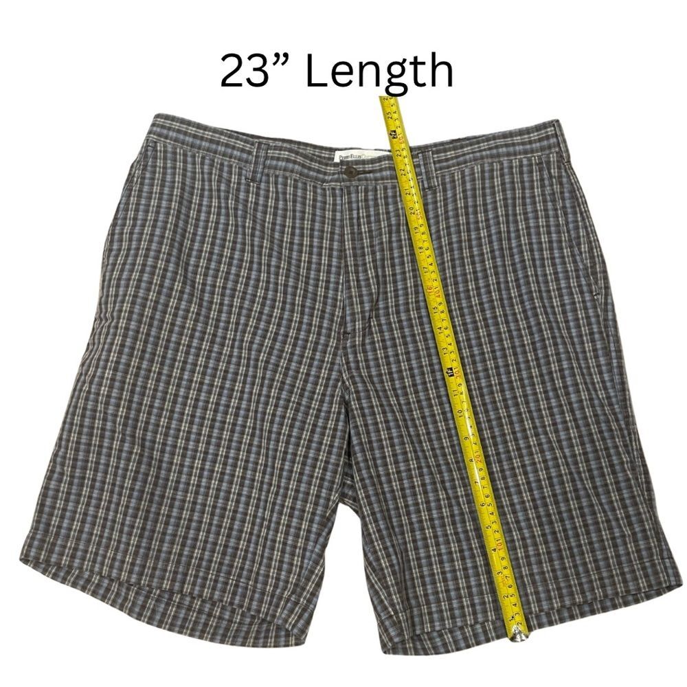 Perry Ellis Men's Plaid Shorts - Size 40 - Picture 4 of 8